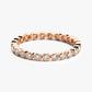 0.45CTW Natural diamond Antique Bezel Set Full Eternity Band  customdiamjewel 10KT Rose Gold VVS-EF