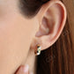 Solid Gold Statement Hoop Earring  customdiamjewel   