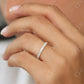 0.32CTW Antique Natural Diamond Micro Pave Half Eternity Band  customdiamjewel   