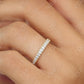0.32CTW Antique Natural Diamond Micro Pave Half Eternity Band  customdiamjewel   