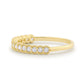 0.32CTW Antique Natural Diamond Micro Pave Half Eternity Band  customdiamjewel   