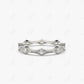0.28CTW Lab Grown Stackable Diamond Wedding Band  customdiamjewel Sterling Silver White Gold VVS-EF
