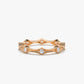 0.28CTW Natural Diamond Solid Gold Unique Designer Wedding Band  customdiamjewel 10 KT Solid Gold Rose Gold VVS-EF