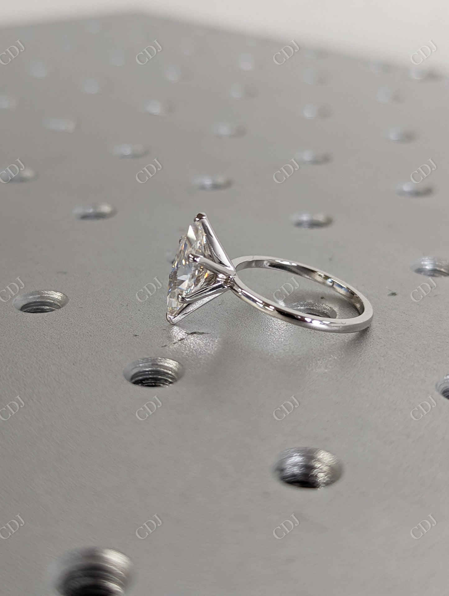 2.00CT Marquise Cut Moissanite Engagement Ring  customdiamjewel   