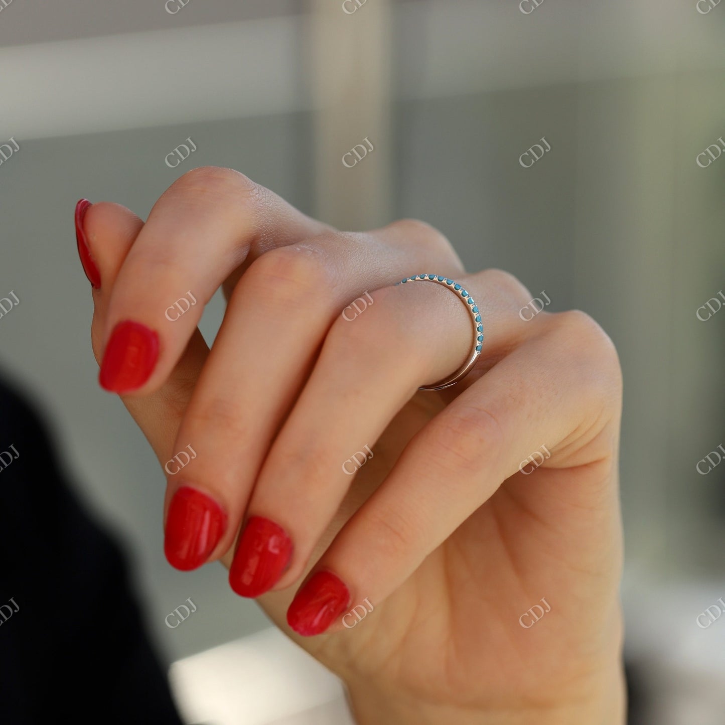 0.23CTW Micro Pave Lab Grown Diamond Wedding Band  customdiamjewel   