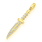 0.15CTW Knife Diamond Pendant  customdiamjewel   