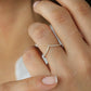 0.14CTW Natural Diamond Chevron Shape Women's Wedding Band  customdiamjewel   