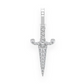 Mini Medieval Dagger Diamond Pendant customdiamjewel