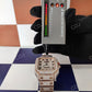 Full Rose cartier Santos Wrist Watch For Men customdiamjewel