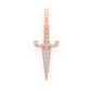 Mini Medieval Dagger Diamond Pendant customdiamjewel