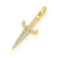 Mini Medieval Dagger Diamond Pendant customdiamjewel