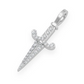 Mini Medieval Dagger Diamond Pendant customdiamjewel