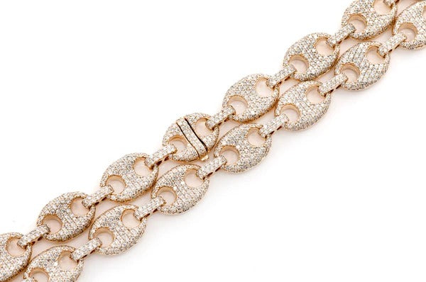Diamonds Mariner Cuban Link Chain Necklace  customdiamjewel   