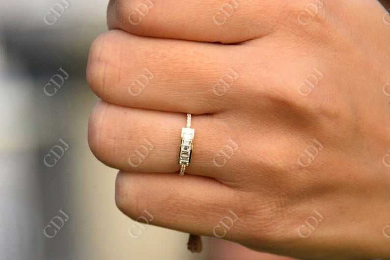 0.46CTW Natural Diamond 14K Gold Half Eternity Women's Band  customdiamjewel   