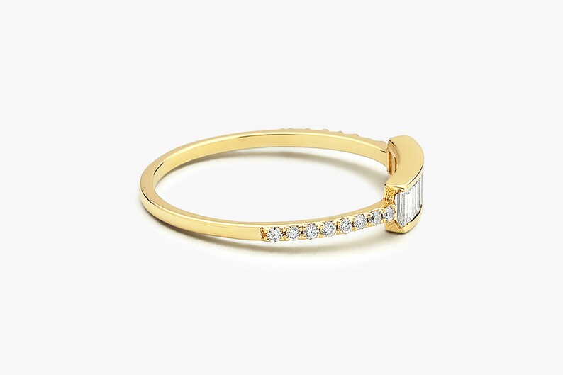 0.46CTW Natural Diamond 14K Gold Half Eternity Women's Band  customdiamjewel   