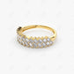 0.55CTW Lab Grown Baguette Diamond Wedding Band  customdiamjewel   