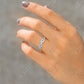 0.47CTW Natural Diamond 14K Gold Cluster Engagement Ring  customdiamjewel   