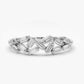 0.47CTW Natural Diamond 14K Gold Cluster Engagement Ring  customdiamjewel 10 KT Solid Gold White Gold VVS-EF