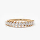 0.40CTW Marquise Cut Natural Diamond Half Eternity Wedding Band  customdiamjewel 10 KT Solid Gold Rose Gold VVS-EF