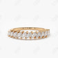 0.40CTW Lab Grown Marquise Diamond Wedding Band  customdiamjewel Sterling Silver Rose Gold VVS-EF