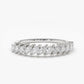 0.40CTW Marquise Cut Natural Diamond Half Eternity Wedding Band  customdiamjewel 10 KT Solid Gold White Gold VVS-EF