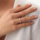 0.40CTW Marquise Cut Natural Diamond Half Eternity Wedding Band  customdiamjewel   