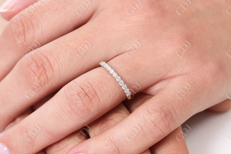 0.41CTW Lab Grown Round Diamond Wedding Band  customdiamjewel   