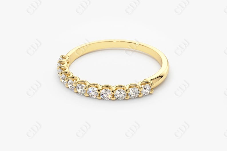 0.41CTW Lab Grown Round Diamond Wedding Band  customdiamjewel   
