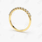 0.41CTW Lab Grown Round Diamond Wedding Band  customdiamjewel   