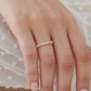 0.55CTW Natural Diamond 14K Solid Gold Half Eternity Band  customdiamjewel   