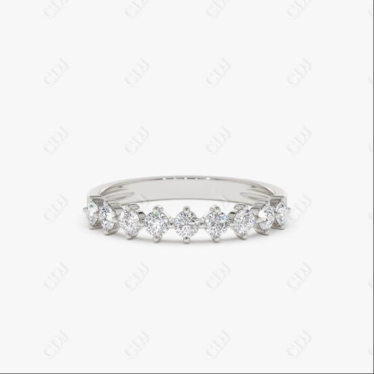 0.55CTW Lab Grown Prong Set Diamond Wedding Bridal Jewelry  customdiamjewel Sterling Silver White Gold VVS-EF