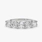 1.00CTW Natural Diamond 14K Gold Five Stone Engagement Ring  customdiamjewel 10 KT Solid Gold White Gold VVS-EF