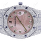 35MM Stainless Steel AP Real Diamond Watch (12.5 CTW)