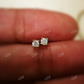 Moissanite Stud Round Diamond Earrings  customdiamjewel   