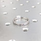 0.08CTW Round Lab Grown Diamond Filigree Curved Wedding Band  customdiamjewel 10KT White Gold VVS-EF