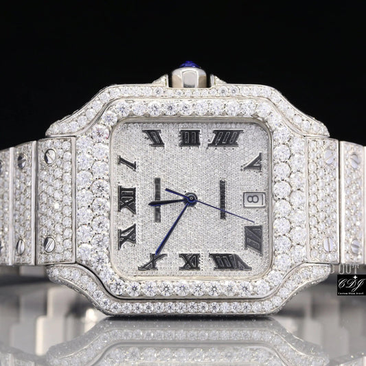 New Arrival Moissanite Customized Cartier Watch customdiamjewel