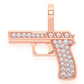 Antique Style 0.20CTW Handgun Pendant  customdiamjewel   