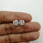 Moissanite Stud Round Diamond Earrings  customdiamjewel   