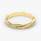0.27CTW Natural Diamond Twisted Full Eternity Wedding Band  customdiamjewel   
