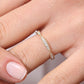 0.35CTW Lab Grown Milgrain Set Diamond Eternity Wedding Band  customdiamjewel   