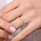 0.35CTW Lab Grown Milgrain Set Diamond Eternity Wedding Band  customdiamjewel   