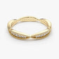 0.35CTW Natural diamond Micro Pave Twisted Eternity Wedding Band  customdiamjewel   