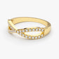 0.22CTW Natural Diamond 14k Solid Gold  Infinity Wedding Band  customdiamjewel   