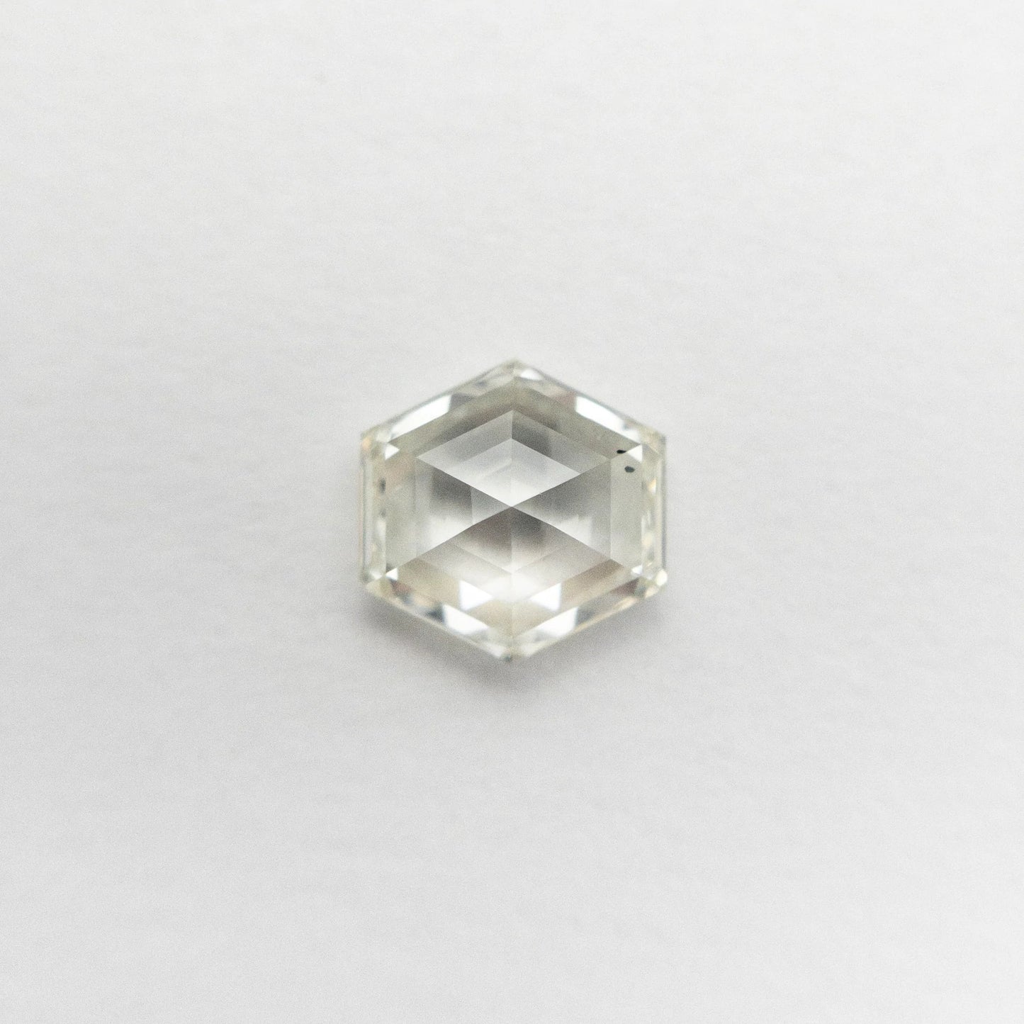 0.64CT Hexagon Step Cut Loose Moissanite  customdiamjewel   