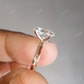 Oval Cut Moissanite With 4 Prong Set Engagement Ring  customdiamjewel   