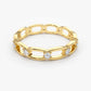 0.38CTW Natural Diamond Connected Full Eternity Wedding Band  customdiamjewel   