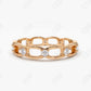 0.38CTW Lab Grown Link Eternity Wedding Diamond Band  customdiamjewel Sterling Silver Rose Gold VVS-EF