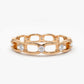 0.38CTW Natural Diamond Connected Full Eternity Wedding Band  customdiamjewel 10 KT Solid Gold Rose Gold VVS-EF