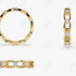 0.38CTW Lab Grown Link Eternity Wedding Diamond Band  customdiamjewel   