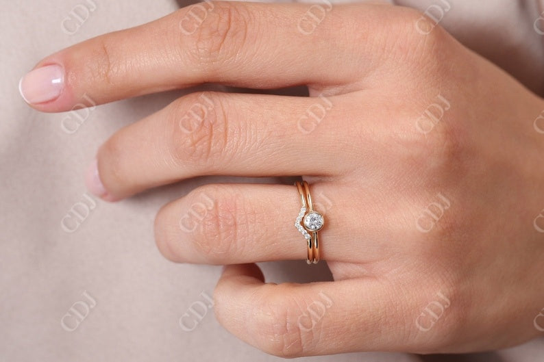 0.37CTW Oval Cut Natural Diamond Antique Engagement Ring  customdiamjewel   